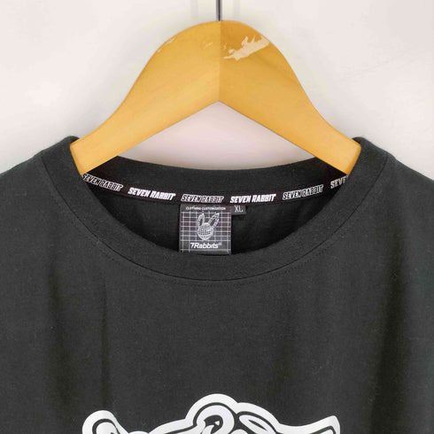 7Rabbits 両面プリント クルーネック Tシャツ メンズ JPN:XL