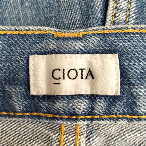 シオタ CIOTA 本藍スビンコットン 13.5oz ストレートデニム メンズ US:32-33