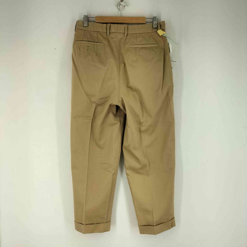 サイ SCYE SAN JOAQUIN COTTON CHINO PLEATED TROUSERS メンズ FR:36-38