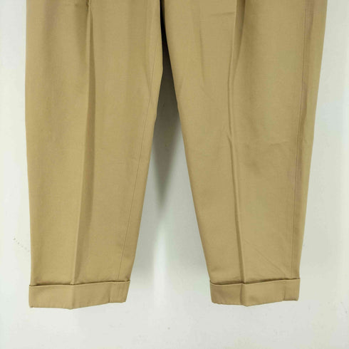 サイ SCYE SAN JOAQUIN COTTON CHINO PLEATED TROUSERS メンズ FR:36-38