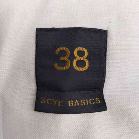 サイ SCYE SAN JOAQUIN COTTON CHINO PLEATED TROUSERS メンズ FR:36-38