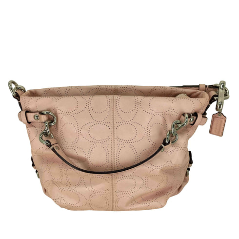 コーチ COACH パンチング シグネチャー 2wayショルダーバッグ レディース FREE