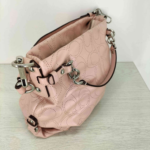 コーチ COACH パンチング シグネチャー 2wayショルダーバッグ レディース FREE