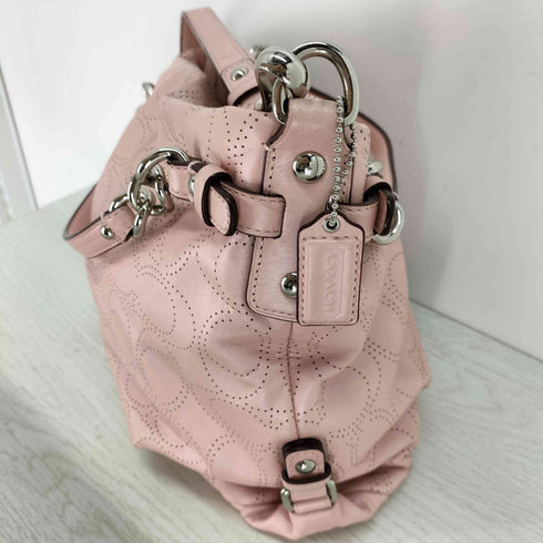 コーチ COACH パンチング シグネチャー 2wayショルダーバッグ レディース FREE