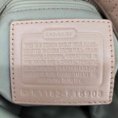 コーチ COACH パンチング シグネチャー 2wayショルダーバッグ レディース FREE