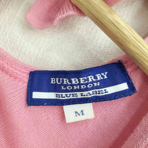 バーバリーブルーレーベル BURBERRY BLUE LABEL ホースロゴ刺繍 ラインストーン装飾 タンクトップ レディース import:M