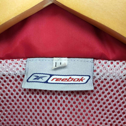 リーボック Reebok デタッチドスリーブ ナイロンジップアップジャケット メンズ LL