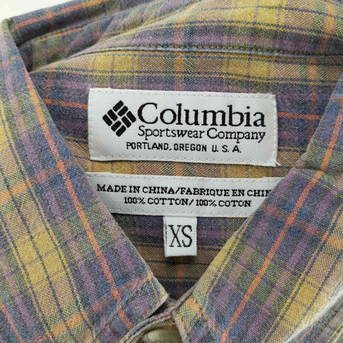 コロンビアスポーツウェア Columbia Sportswear 00S L/S BD チェックシャツ メンズ JPN:XS