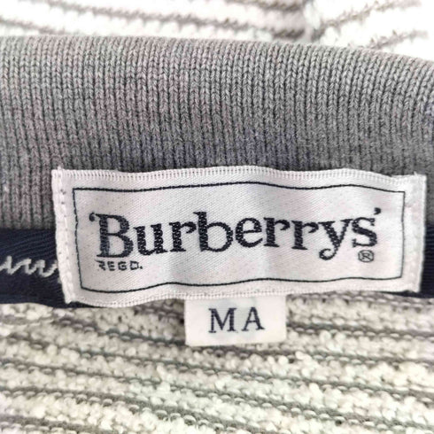 バーバリーズ BURBERRYS ホース刺繍 パイル地 S/S ポロシャツ メンズ MA