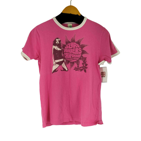 PURPLE&YELLOW GIRLプリント S/S Tシャツ レディース JPN:S