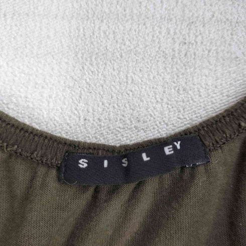 シスレー SISLEY y2k ロゴ刺繍 キャミソール レディース import:M