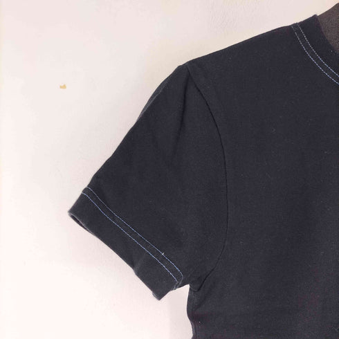 バーバリーブラックレーベル BURBERRY BLACK LABEL ハートプリント S/S Tシャツ レディース JPN:1