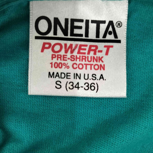 オニータ ONEITA 90S カジュアルロゴプリントTシャツ メンズ import:S
