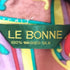 LE BONNE カジュアルプリントシルクシャツ メンズ