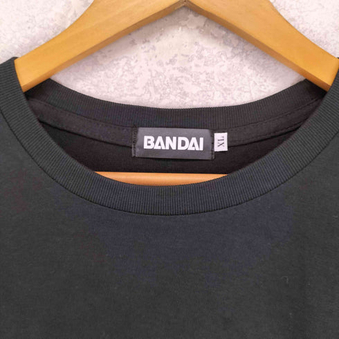 BANDAIタグ プリント クルーネック 半袖Tシャツ カットソー メンズ LL