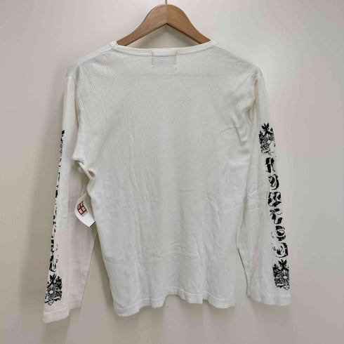 MOVENPICK クロス エンブレム Vネック ハトメ L/S カットソー Y2K メンズ import:M