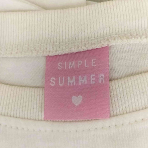 SIMPLE SUMMER キャラクタープリントTシャツ メンズ