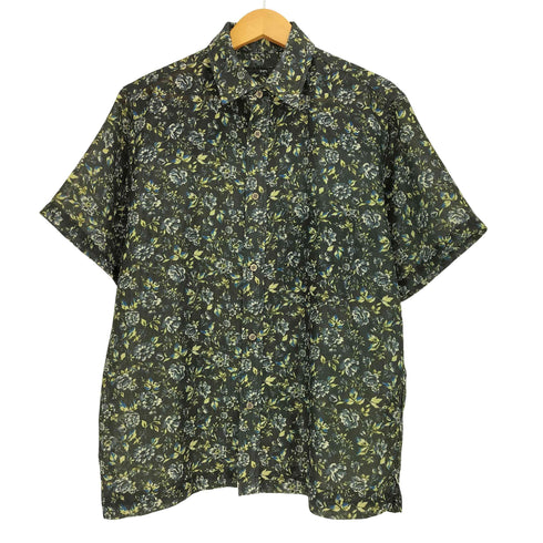 シップス SHIPS メッシュ 花柄 S/S シャツ メンズ JPN:M
