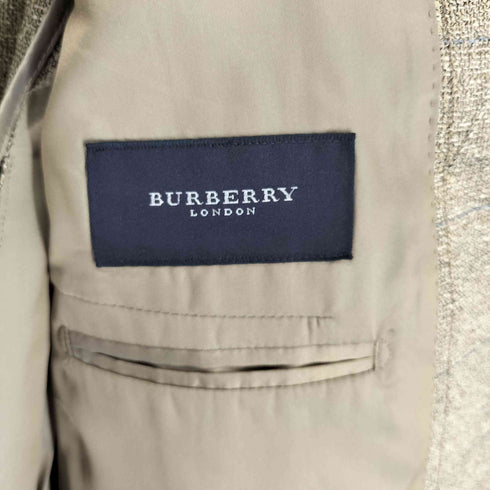 バーバリーロンドン BURBERRY LONDON WOOL&SILK ウールシルク 2Bテーラードジャケット メンズ 165