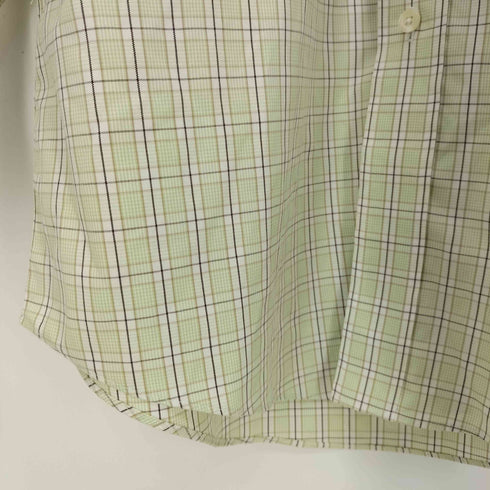 ブルックスブラザーズ BROOKS BROTHERS チェック シングルポケット L/S ボタンダウンシャツ メンズ import:S
