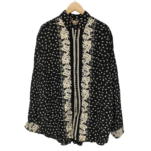 MILAGOSTA ミラゴスタ 90s 総柄 レーヨン 長袖シャツ メンズ import:M