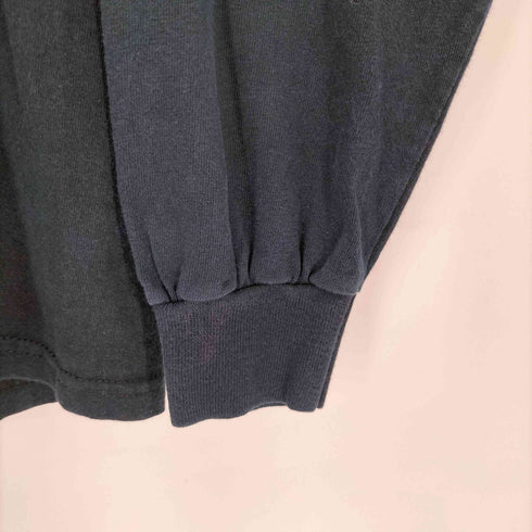 ギルダン GILDAN ワンポイント ウルフプリント ロングスリーブTシャツ メンズ M