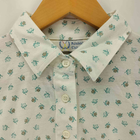 PALMLAND CLUB 総柄 S/S ポロシャツ レディース import:M