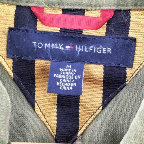トミーヒルフィガー TOMMY HILFIGER エポレット ベロア カバーオール メンズ import:M