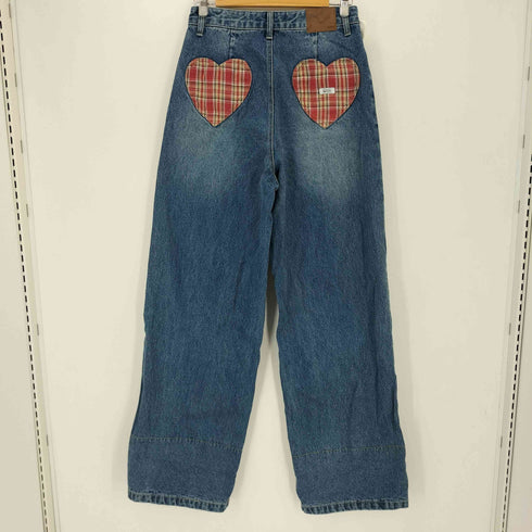 RONRON PATCH ROLL UP DENIM PANTS レディース M