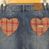 RONRON PATCH ROLL UP DENIM PANTS レディース M