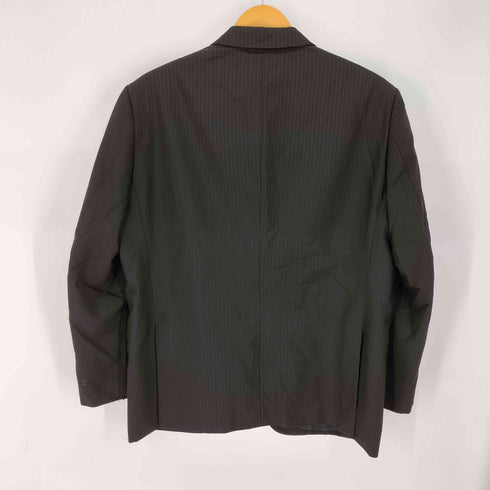 PATTi PATTi 2B ウール ストライプ テーラードジャケット & ストライプ タック スラックス セットアップ メンズ 98BB4