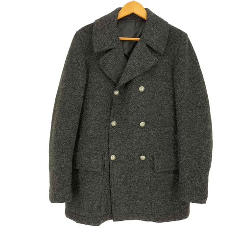 ドレステリア DRESSTERIOR シルバーデザインボタン ウール ピーコート Pコート メンズ JPN:L
