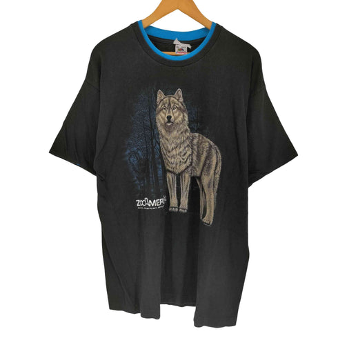フルーツオブザルーム FRUIT OF THE LOOM BUFFAL 90S USA製 アニマルプリント S/S カットソー メンズ XL