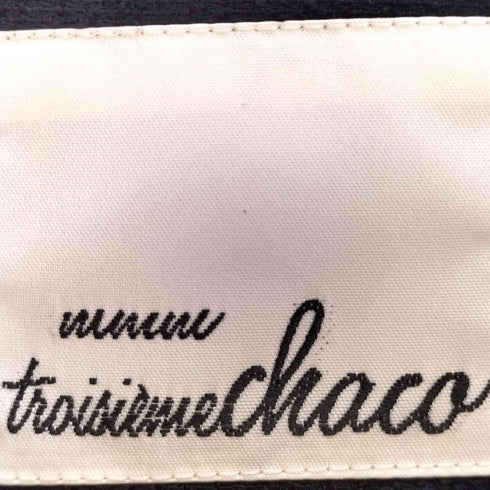 TROISIEME CHACO ネップ スナップボタン ノーカラージャケット レディース JPN:38