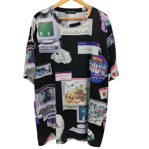 トラヴァストウキョウ TRAVAS TOKYO グラフィック プリント クルーネックTシャツ レディース
