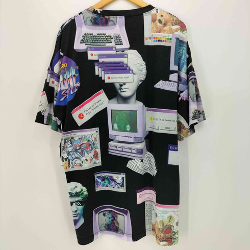トラヴァストウキョウ TRAVAS TOKYO グラフィック プリント クルーネックTシャツ レディース