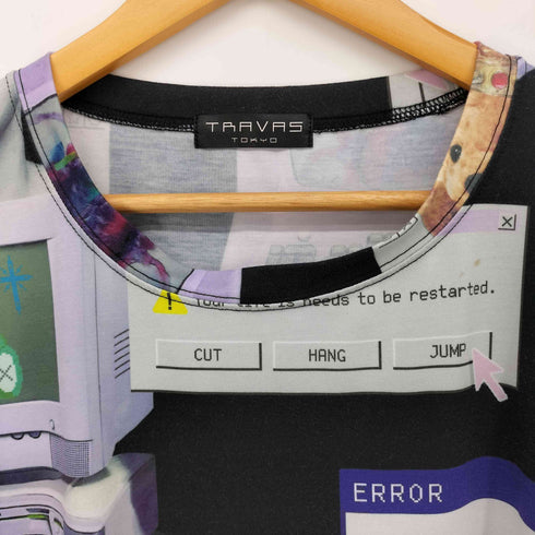 トラヴァストウキョウ TRAVAS TOKYO グラフィック プリント クルーネックTシャツ レディース