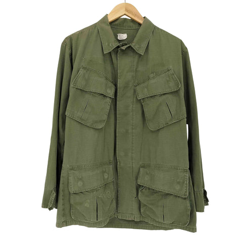 ユーエスアーミー U.S. ARMY 60s 69年会計 4th Jungle Fatigue Jacket ジャングルファティーグジャケット メンズ SMALL-SHORT