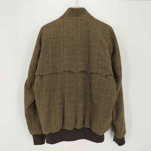 バラクータ BARACUTA ガンクラブチェック ウール ダブルジップ G-9 スイングトップ ハリントンジャケット メンズ UK:42