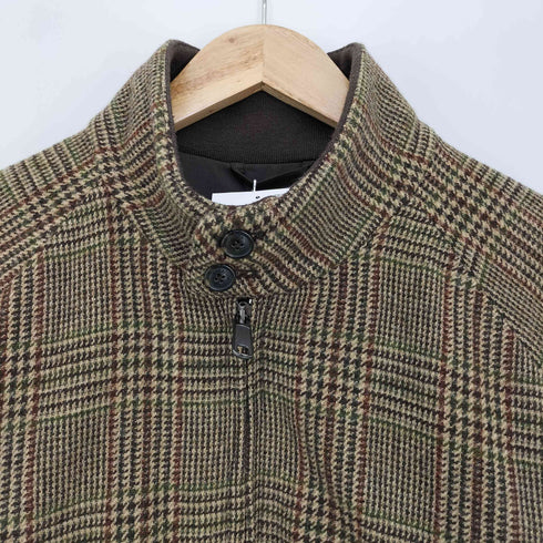 バラクータ BARACUTA ガンクラブチェック ウール ダブルジップ G-9 スイングトップ ハリントンジャケット メンズ UK:42