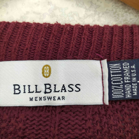 BILLKBLASS USA製 コットンニットセーター メンズ JPN:L