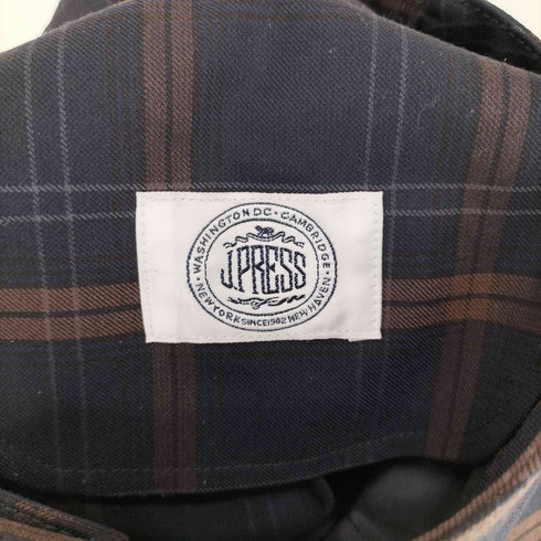 ジェイプレス J.PRESS チェック テーパードスラックス メンズ 11