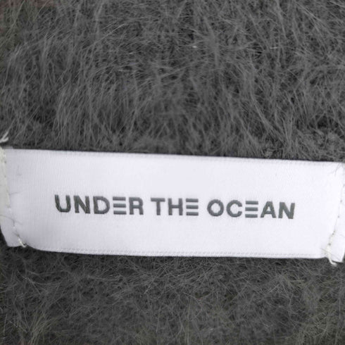 UNDER THE OCEAN クルーネックジャギーニット レディース