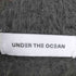 UNDER THE OCEAN クルーネックジャギーニット レディース