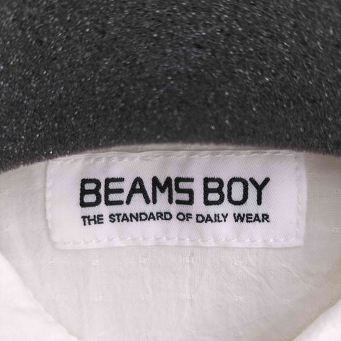 ビームスボーイ BEAMS BOY ドビーフリルショートスリーブ レディース