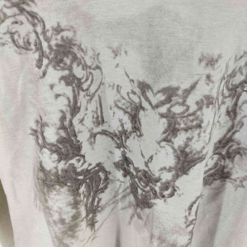 袖プリントクルーネック サムホール L/S Tシャツ Y2K レディース JPN:M