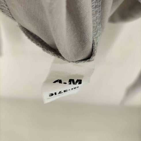袖プリントクルーネック サムホール L/S Tシャツ Y2K レディース JPN:M