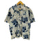 クイックシルバー Quiksilver 00S 総柄 フラワー パターン S/S 開襟 オープンカラー シャツ メンズ