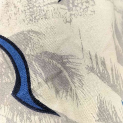 クイックシルバー Quiksilver 00S 総柄 フラワー パターン S/S 開襟 オープンカラー シャツ メンズ