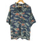 トミーバハマ Tommy Bahama 90-00S OLD レーヨン 100% 総柄 フラワー ハイビスカス S/S 開襟 オープンカラー アロハ シャツ メンズ import:XL